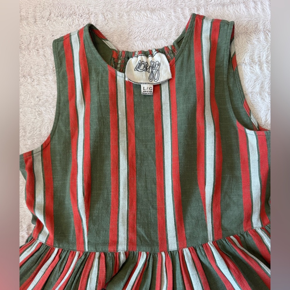 Ace & Jig organic cotton stripe midi dress with pockets - Picture 5 of 5